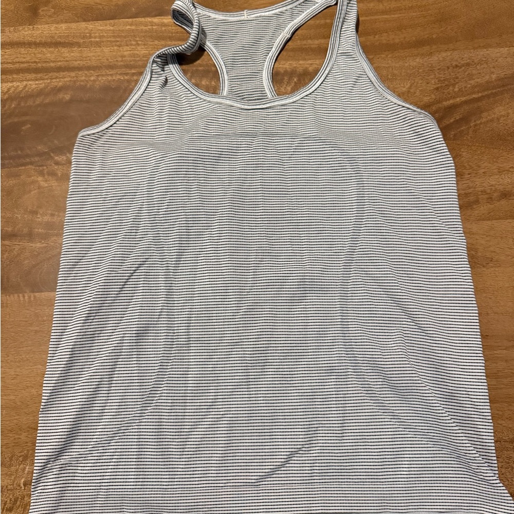 Lululemon Striped Racerback Tank Top Swiftly Tech Tank